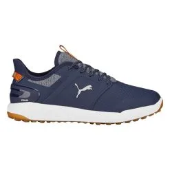 Puma IGNITE Elevate Wide Golf Shoes - Puma Navy/Puma Silver