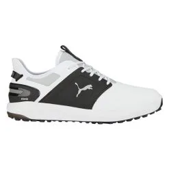 Puma IGNITE Elevate Wide Golf Shoes - Puma White/Puma Black