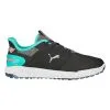 Puma X Palm Tree Crew IGNITE Elevate Golf Shoes - Puma Black/Aqua Green