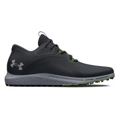 Under Armour Charged Draw 2 Spikeless Golf Shoes - Black/Steel