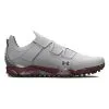 Under Armour HOVR Tour Spikeless Wide Golf Shoes - Halo Grey/After Burn