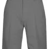 Greg Norman 4-Way Stretch Classic Heather Short - Steel Heather