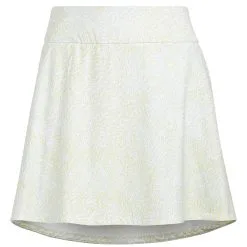 Adidas W Printed Frill Golf Skort - White