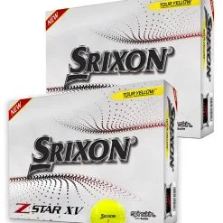 Srixon Z-Star XV Golf Balls - 2 Dozen Yellow 2021