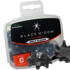 SoftSpikes Black Widow Golf Cleats Metal Thread